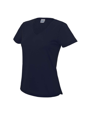 A-JC006-T-shirt cool col V Girlie