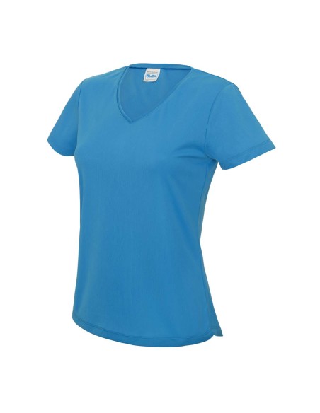 A-JC006-T-shirt cool col V Girlie