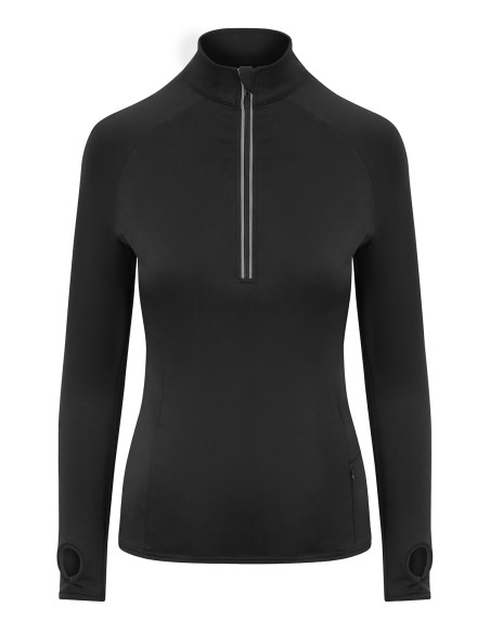 A-JC035-Womens Cool-Flex 1/2 Zip Top