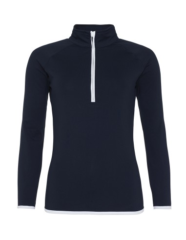 A-JC036-Womens Cool 1/2 Zip Sweat