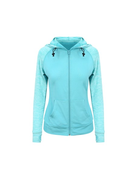 A-JC058-Womens Cool Contrast Zoodie
