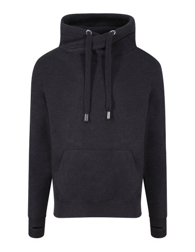 A-JH021-Cross Neck Hoodie