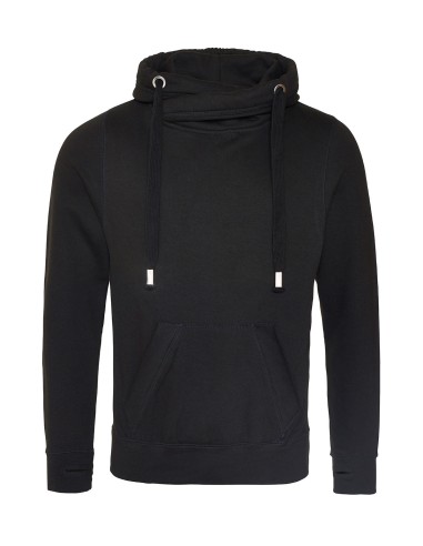 A-JH021-Cross Neck Hoodie