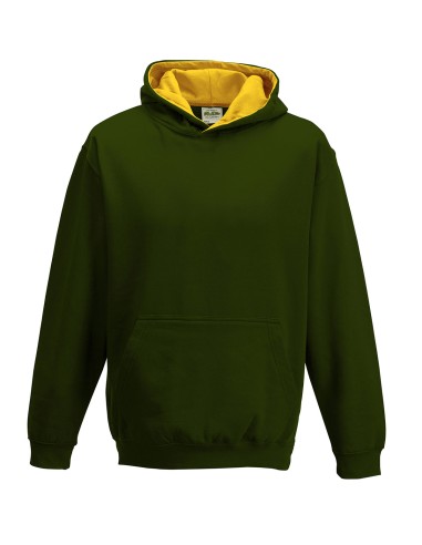 A-JH03J-Sweat à capuche varsity Enfant