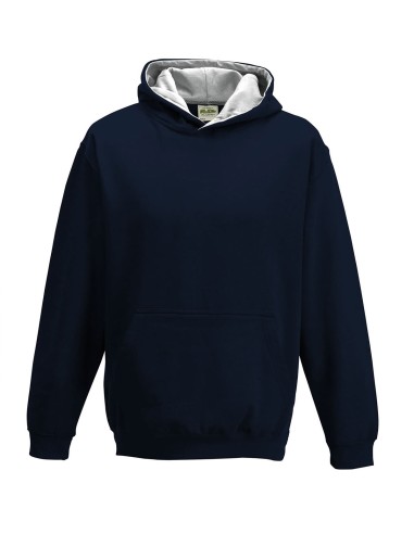 A-JH03J-Sweat à capuche varsity Enfant