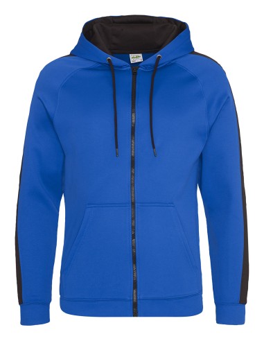 A-JH066-Sweat à capuche zippé Sports Polyester