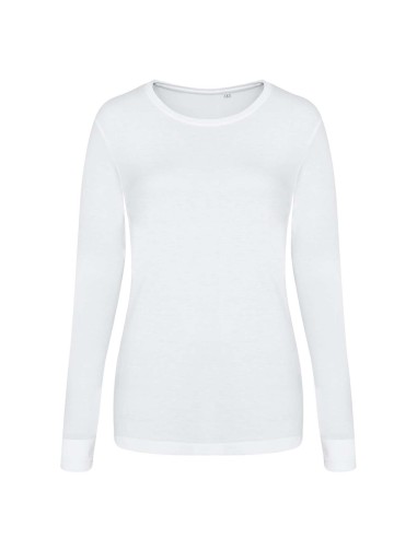 A-JT002F-Womens Long Sleeve Tri-Blend T