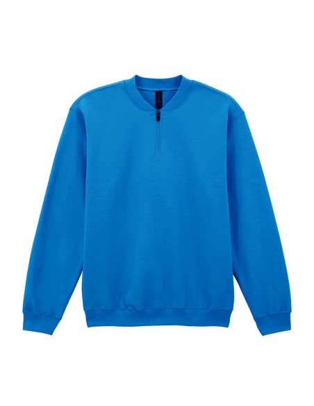 G-SF008-Softstyle® Midweight Adult Fleece 1/4 Zip Sweatshirt