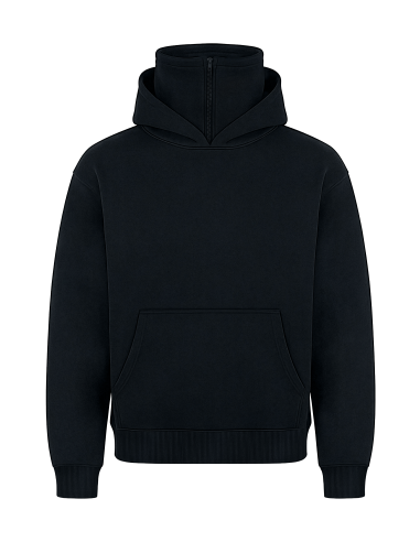 EPF-EP313-Super High Neck Hoodie
