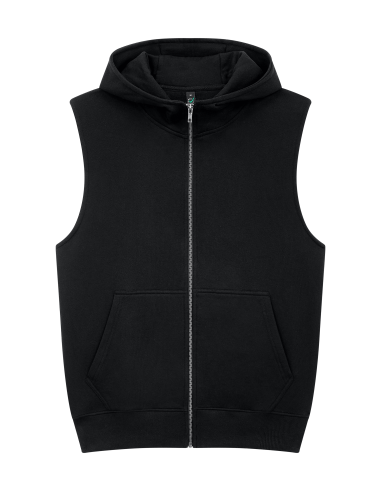 EPF-EP309-Sleeveless Full Zip Hoodie