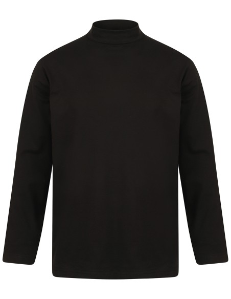 H-H020-Roll-Neck Long-Sleeve Top