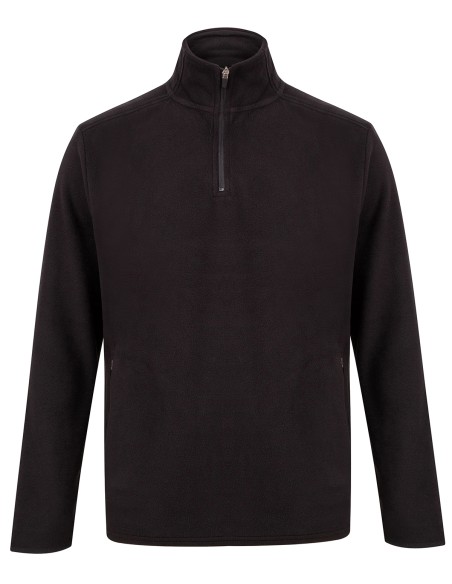 H-H858-Micropolaire à fermeture éclair 1/4 HOMMES