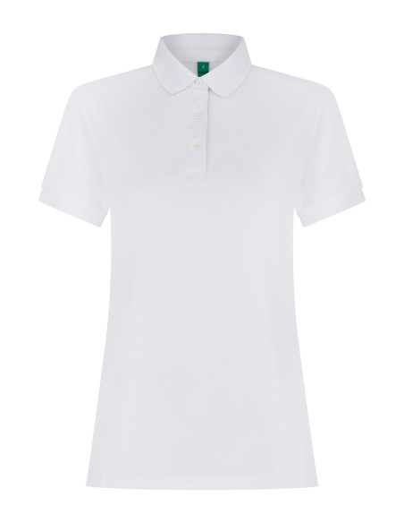 H-HB466-Polo en polyester recyclé femme