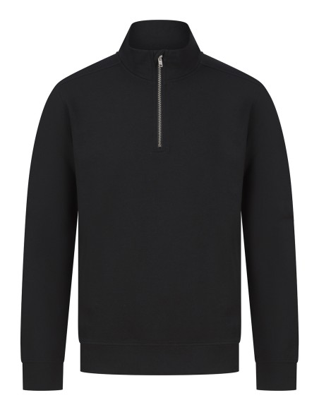 H-HB842-Sweatshirt unisexe durable quart de zip