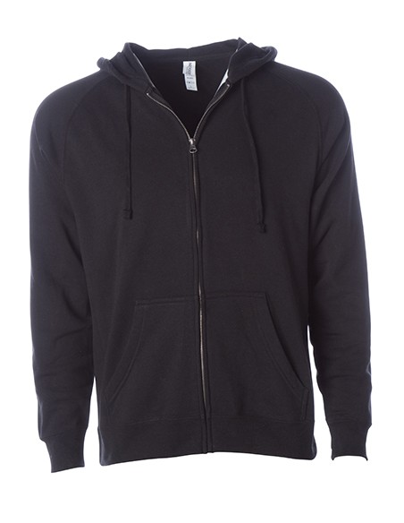 I-PRM33SBZ-Unisex Midweight Special Blend Raglan Zip Hood