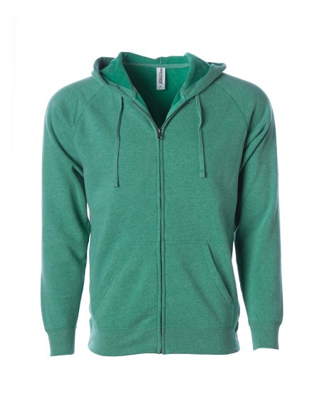 I-PRM33SBZ-Unisex Midweight Special Blend Raglan Zip Hood