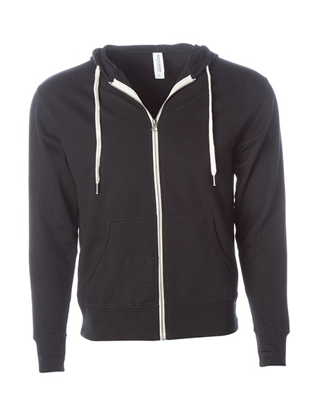 I-PRM90HTZ-Unisex Midweight French Terry Zip Hood