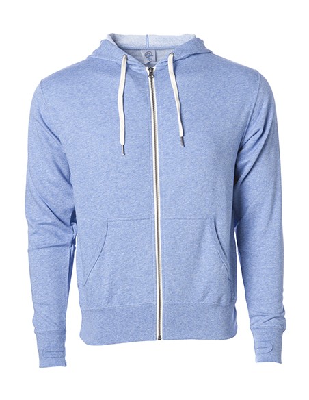 I-PRM90HTZ-Unisex Midweight French Terry Zip Hood