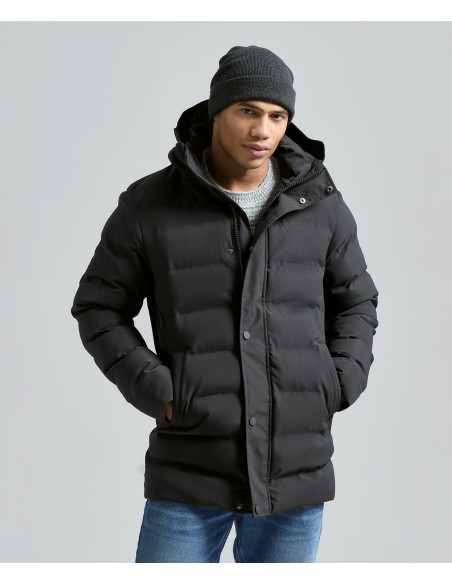 278-TS008-Veste matelassée longue thermocollée recyclée