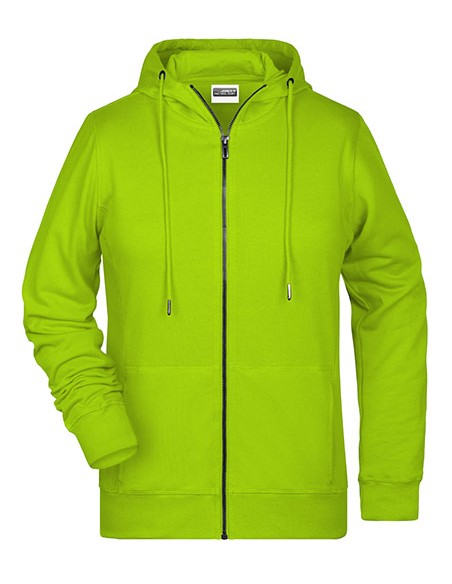 J-8025--Ladies Zip-Hoody