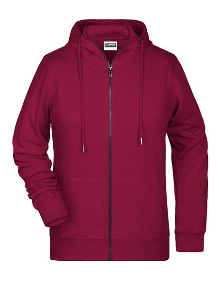 J-8025--Ladies Zip-Hoody