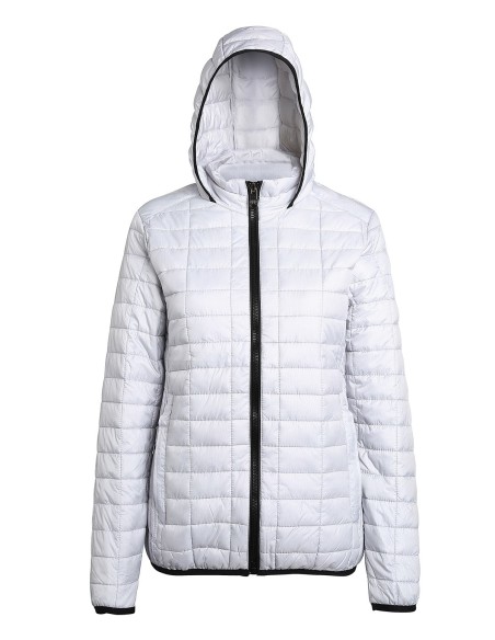 2-TS23F-Veste à capuche Honeycomb femme