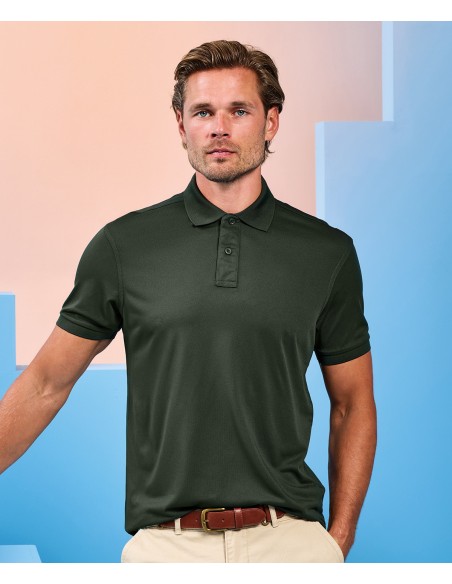 ASQ-AQ001-Mens Recycled Polyester Performance Polo