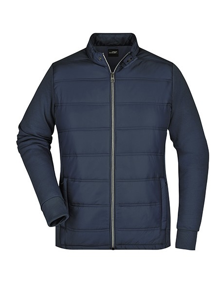J-JN1123-Ladies Hybrid Sweat Jacket