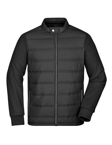 J-JN1124-Mens Hybrid Sweat Jacket