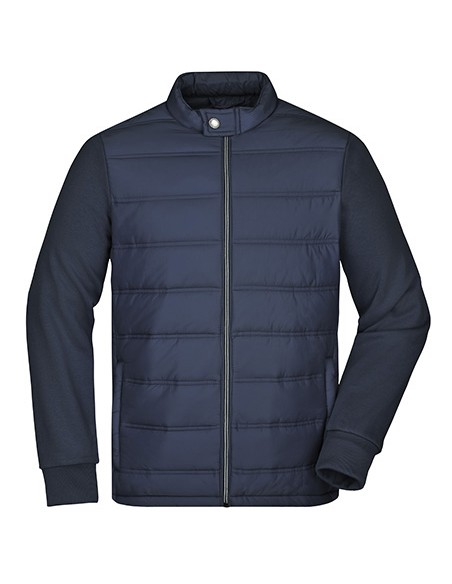 J-JN1124-Mens Hybrid Sweat Jacket