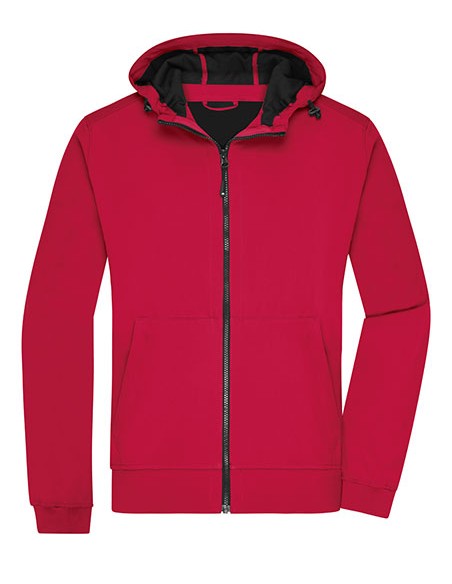 J-JN1146-Mens Hooded Softshell Jacket