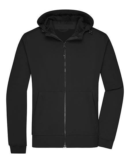 J-JN1146-Mens Hooded Softshell Jacket