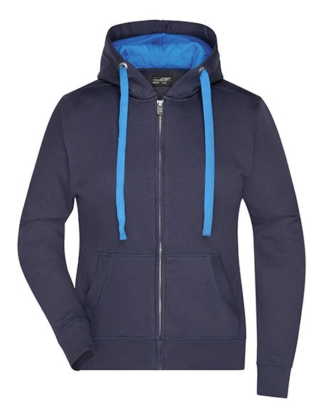 J-JN594-Ladies Hooded Jacket