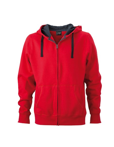 J-JN595-Mens Hooded Jacket