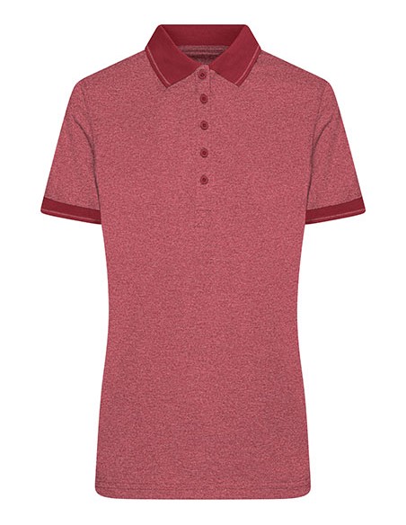 J-JN705-Ladies Heather Polo