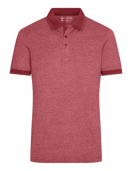 J-JN706-Mens Heather Polo