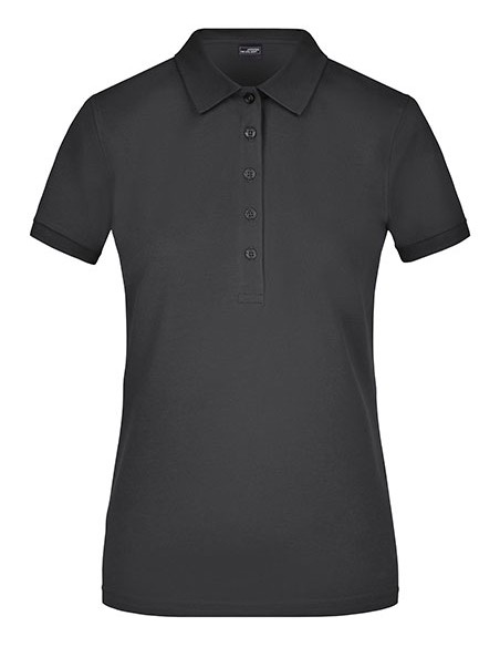 J-JN709-Ladies Elastic Polo Piqué