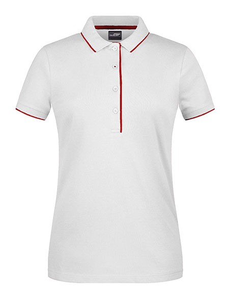 J-JN727-Ladies Polo Stripe