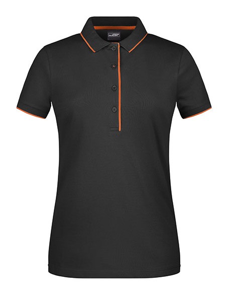 J-JN727-Ladies Polo Stripe