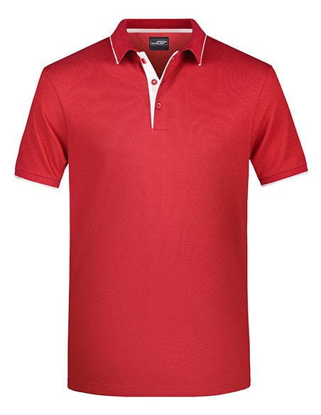 J-JN728-Mens Polo Stripe