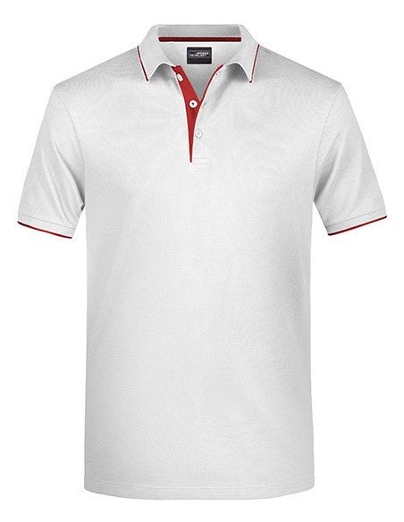 J-JN728-Mens Polo Stripe