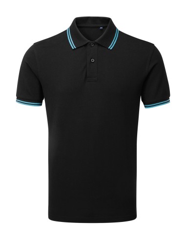 ASQ-AQ011-Mens Classic Fit Tipped Polo