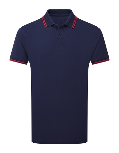 ASQ-AQ011-Mens Classic Fit Tipped Polo