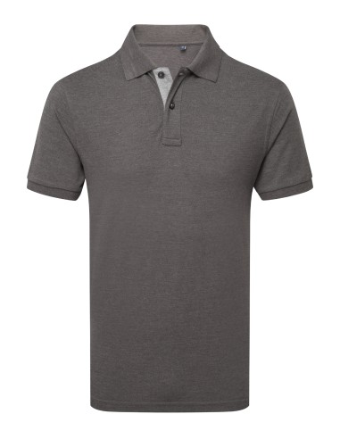 ASQ-AQ012-Mens Classic Fit Contrast Polo