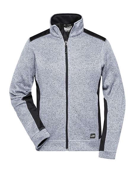 J-JN861-Ladies Knitted Workwear Fleece Jacket -STRONG-