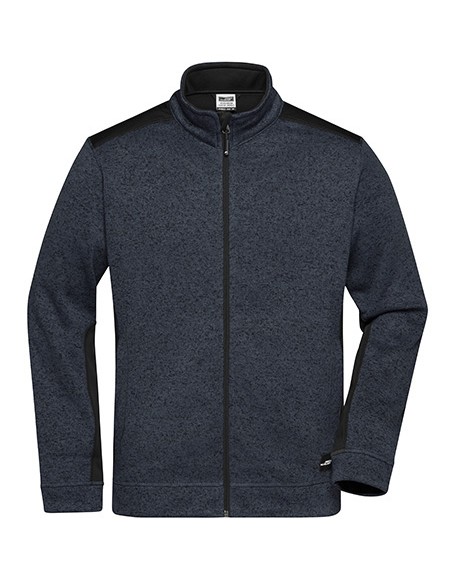 J-JN862-Mens Knitted Workwear Fleece Jacket -STRONG-