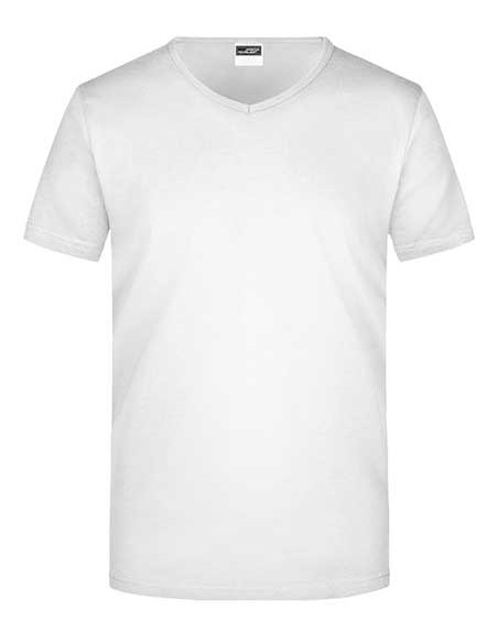 J-JN912-Mens Slim Fit V-T